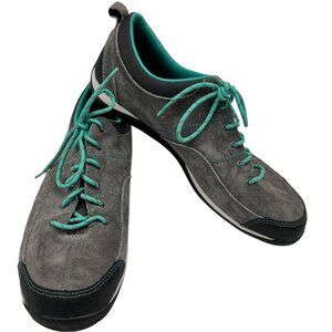 L.L.Bean Womens Beansport Feldspar Athletic Shoes 11M Gray Suede Activewear
